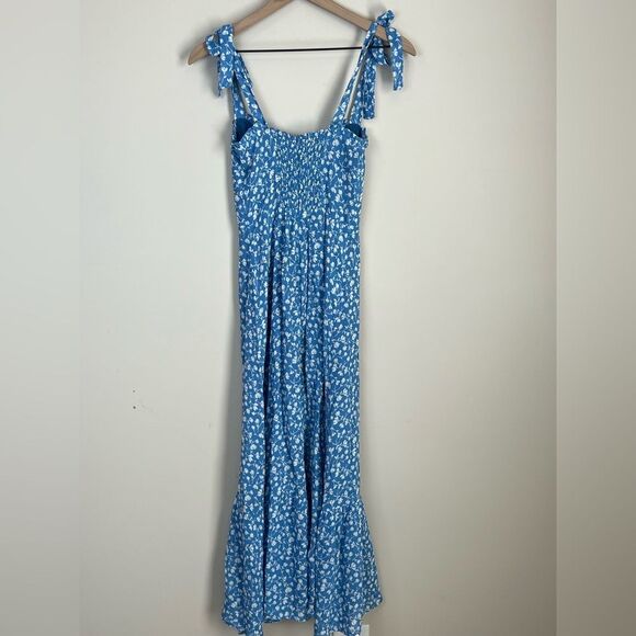 Reformation Blue Floral Nikita Dress in Marie - 0 - Picture 6 of 10